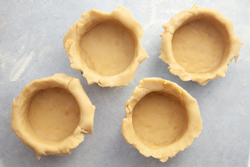 Making pastry cases