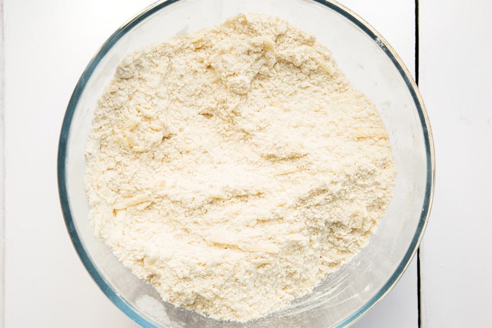 The mix for the savoury scones