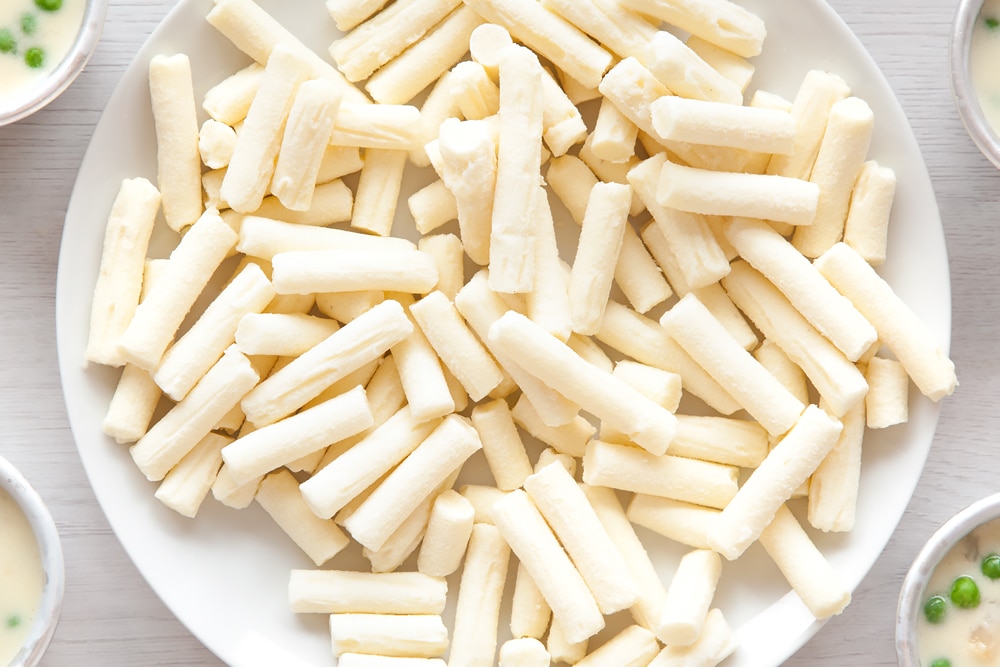 Cook your frozen mashed potato as instructed