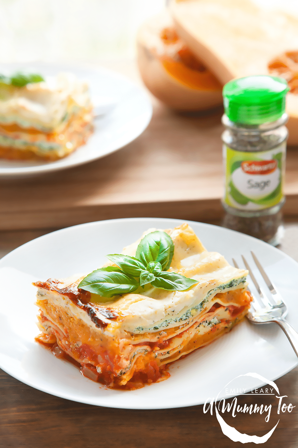 Butternut squash, spinach and ricotta lasagne - a hearty take on butternut squash soup