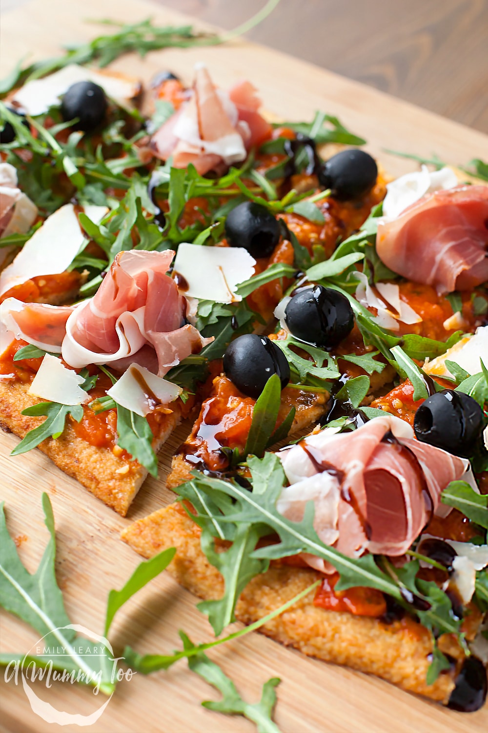 Grana Padano and Prosciutto di San Daniele cauliflower crust pizza - This recipe features delicious textures and flavours from two tasty Italian ingredients