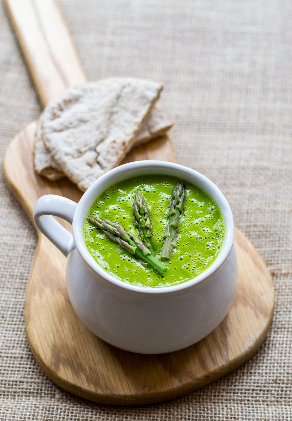 asparagus and swiss chard soup by planet veggie
