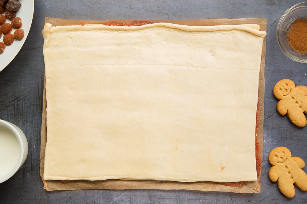 Top with your second puff pastry sheet