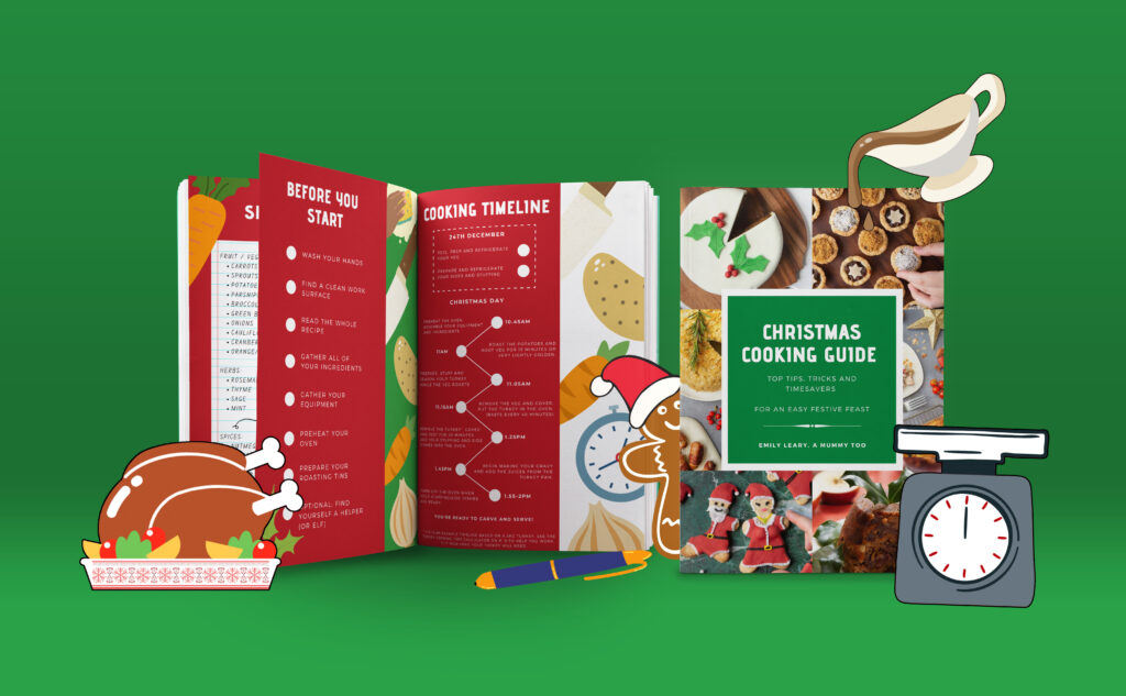 Promotional image for the Christmas Cooking Guide.