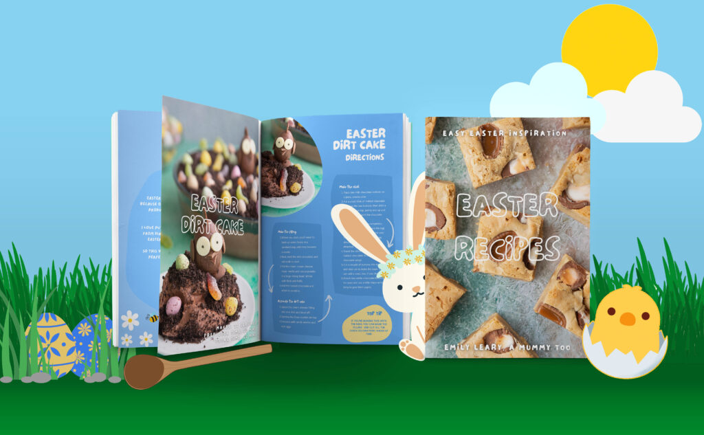 Easter recipes ebook promotional image